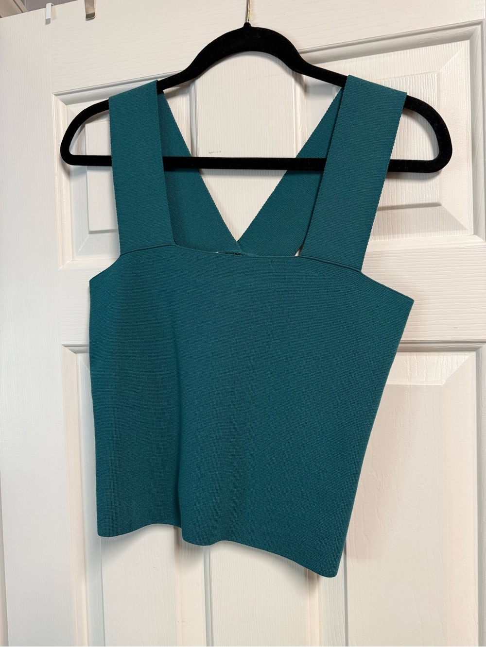 525 America Teal Wide-Strap Square-Neck Tank
